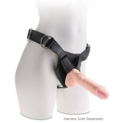 King Cock Plus Triple Density Fat Cock with Balls-Light 10